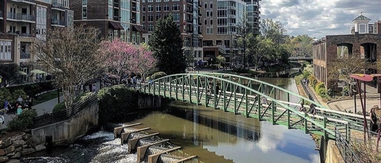 Photo of Falls Park in Greenville, SC