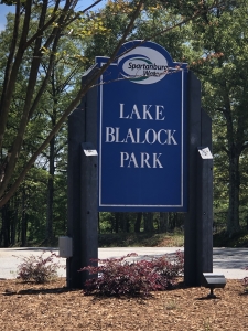 Lake Blalock Park Sign